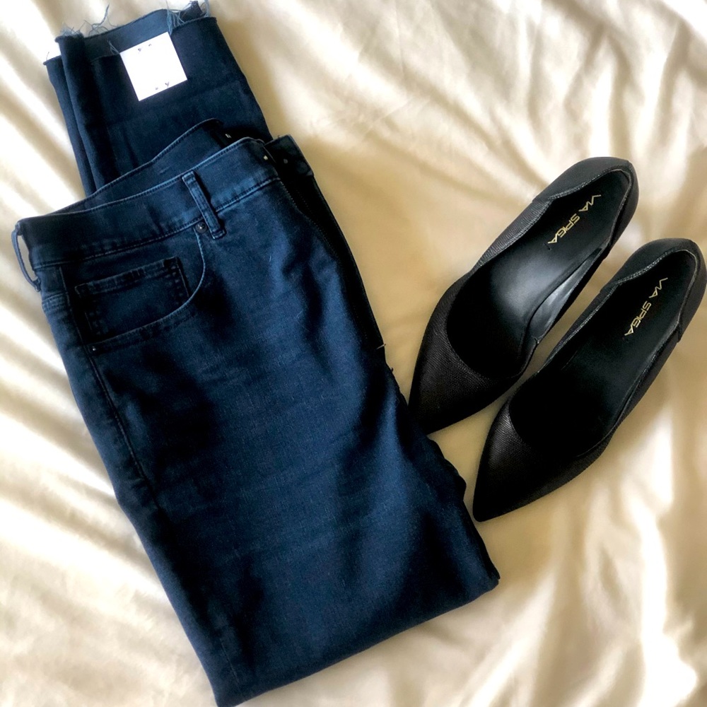 Express - Skinny High Rise Crop Jeggings
